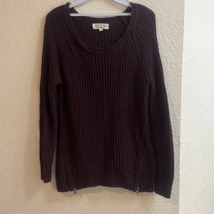 Beautiful eggplant sweater